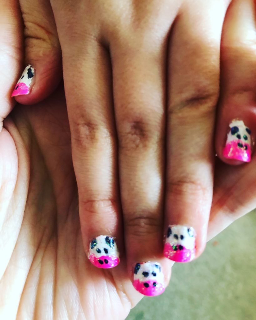 Kiddie Cow Nail Art