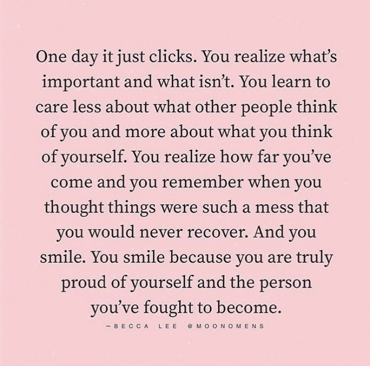 One Day It Just Clicks